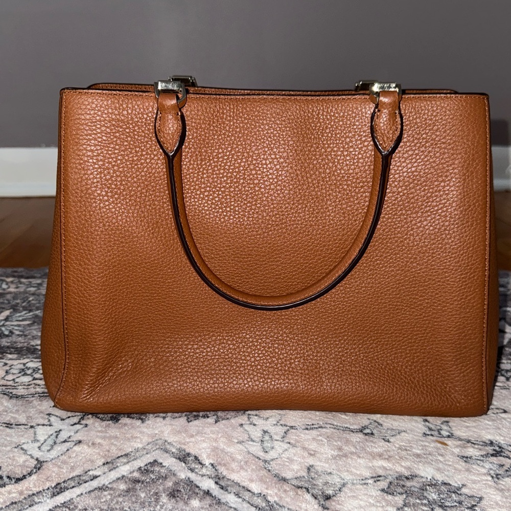 Kate Spade Leila Medium Triple Compartment Satchel in Warm Gingerbread - Picture 6 of 16